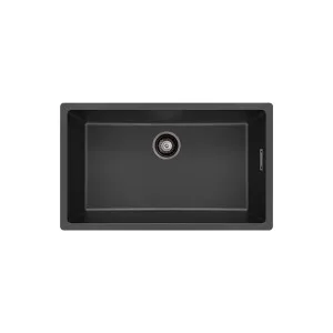 Kuro Granite 53L Single Bowl Kitchen Sink by Fienza, a Kitchen Sinks for sale on Style Sourcebook
