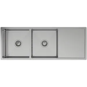 Hana 29L/29L Double Kitchen Sink with Drainer by Fienza, a Kitchen Sinks for sale on Style Sourcebook