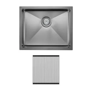 Hana Anti-Scratch 40L Single Kitchen Sink Kit, PVD Gun Metal by Fienza, a Kitchen Sinks for sale on Style Sourcebook