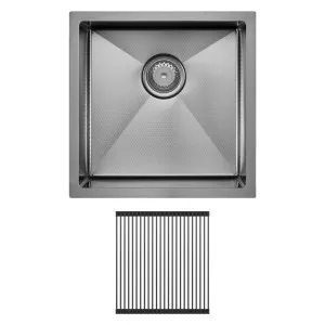 Hana Anti-Scratch 32L Single Kitchen Sink Kit, PVD Gun Metal by Fienza, a Kitchen Sinks for sale on Style Sourcebook