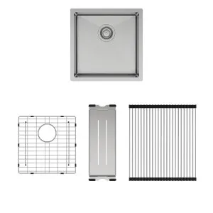 Hana 32L Single Kitchen Sink Kit, Stainless Steel by Fienza, a Kitchen Sinks for sale on Style Sourcebook