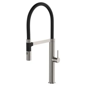 Kaya Pull Down Sink Mixer, Brushed Nickel by Fienza, a Kitchen Taps & Mixers for sale on Style Sourcebook