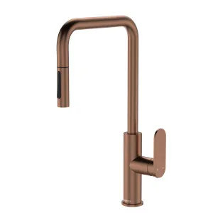 Empire Slim Pull-Out Sink Mixer, Brushed Copper by Fienza, a Kitchen Taps & Mixers for sale on Style Sourcebook
