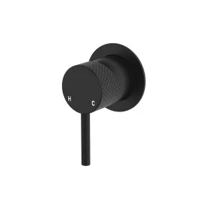 Axle Wall Mixer, Small Round Plate, Matte Black by Fienza, a Shower Heads & Mixers for sale on Style Sourcebook