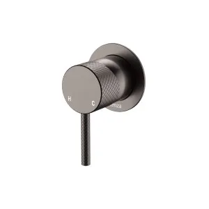 Axle Wall Mixer, Small Round Plate, Gun Metal by Fienza, a Shower Heads & Mixers for sale on Style Sourcebook