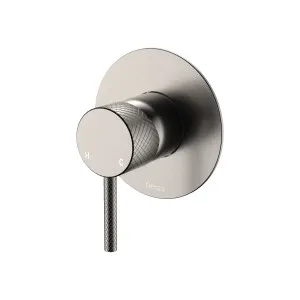 Axle Wall Mixer, Large Round Plate, Brushed Nickel by Fienza, a Shower Heads & Mixers for sale on Style Sourcebook