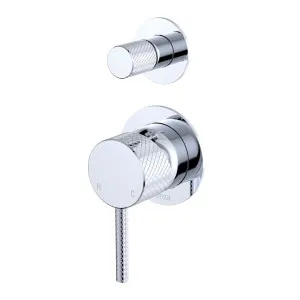 Axle Wall Diverter Mixer, Small Round Plates, Chrome by Fienza, a Shower Heads & Mixers for sale on Style Sourcebook