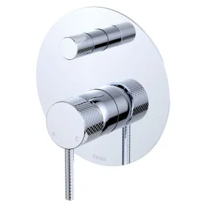 Axle Wall Diverter Mixer, Large Round Plate, Chrome by Fienza, a Shower Heads & Mixers for sale on Style Sourcebook