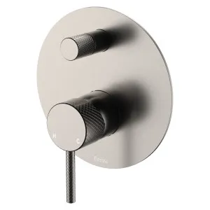 Axle Wall Diverter Mixer, Large Round Plate, Brushed Nickel by Fienza, a Shower Heads & Mixers for sale on Style Sourcebook