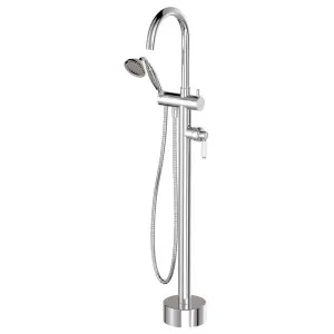 Eleanor Floor Mixer & Shower, Chrome / Ceramic by Fienza, a Bathroom Taps & Mixers for sale on Style Sourcebook