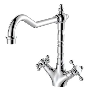 Lillian Shepherds Crook Sink Mixer by Fienza, a Kitchen Taps & Mixers for sale on Style Sourcebook
