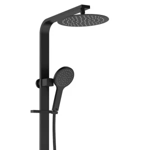 Kaya Deluxe Twin Shower, Matte Black by Fienza, a Shower Heads & Mixers for sale on Style Sourcebook