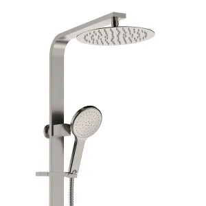 Kaya Deluxe Twin Shower, Brushed Nickel by Fienza, a Shower Heads & Mixers for sale on Style Sourcebook