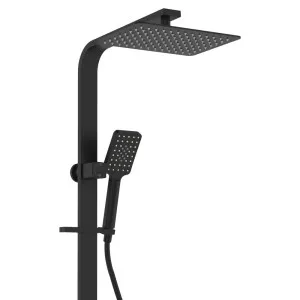 Tono Deluxe Twin Shower, Matte Black by Fienza, a Shower Heads & Mixers for sale on Style Sourcebook