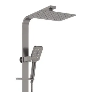 Tono Deluxe Twin Shower, Gun Metal by Fienza, a Shower Heads & Mixers for sale on Style Sourcebook
