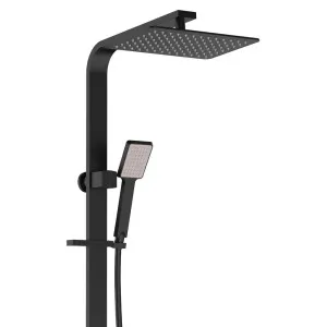 Koko Deluxe Twin Shower, Matte Black by Fienza, a Shower Heads & Mixers for sale on Style Sourcebook