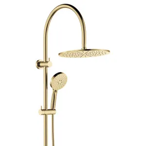 Empire Slim Curved Twin Shower, Urban Brass by Fienza, a Shower Heads & Mixers for sale on Style Sourcebook