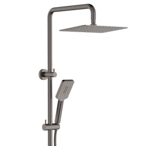 Tono Twin Shower, Gun Metal by Fienza, a Shower Heads & Mixers for sale on Style Sourcebook