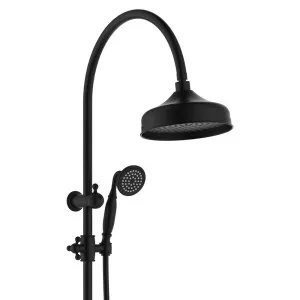 Lillian Twin Shower, Matte Black by Fienza, a Shower Heads & Mixers for sale on Style Sourcebook