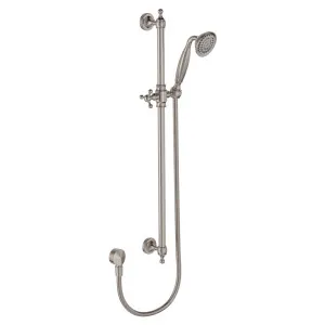 Lillian Rail Shower, Brushed Nickel by Fienza, a Shower Heads & Mixers for sale on Style Sourcebook