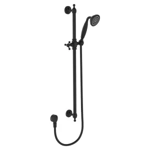 Lillian Rail Shower, Matte Black by Fienza, a Shower Heads & Mixers for sale on Style Sourcebook