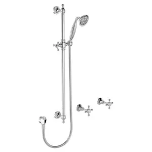 Lillian Rail Shower Set, Chrome by Fienza, a Shower Heads & Mixers for sale on Style Sourcebook