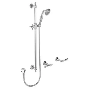 Lillian Lever Rail Shower Set, Chrome by Fienza, a Shower Heads & Mixers for sale on Style Sourcebook