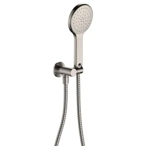 Kaya Hand Shower, Round Plate, Brushed Nickel by Fienza, a Shower Heads & Mixers for sale on Style Sourcebook