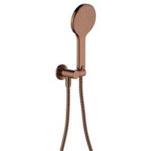 Kaya Hand Shower, Round Plate, Brushed Copper by Fienza, a Shower Heads & Mixers for sale on Style Sourcebook