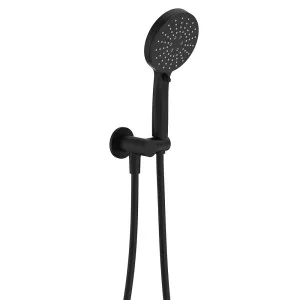 Empire Slim Hand Shower, Round Plate, Matte Black by Fienza, a Shower Heads & Mixers for sale on Style Sourcebook