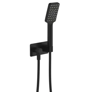 Tono Hand Shower, Rectangular Plate, Matte Black by Fienza, a Shower Heads & Mixers for sale on Style Sourcebook
