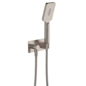 Tono Hand Shower, Rectangular Plate, Brushed Nickel by Fienza, a Shower Heads & Mixers for sale on Style Sourcebook