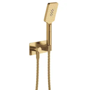 Tono Hand Shower, Rectangular Plate, Urban Brass by Fienza, a Shower Heads & Mixers for sale on Style Sourcebook