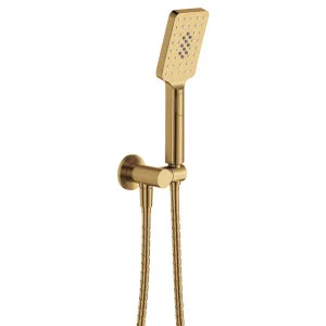 Tono Hand Shower, Round Plate, Urban Brass by Fienza, a Shower Heads & Mixers for sale on Style Sourcebook