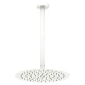 Kaya Ceiling Shower 250mm Head, 350mm Drop, Matte White by Fienza, a Shower Heads & Mixers for sale on Style Sourcebook