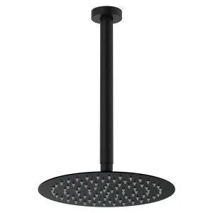 Kaya Ceiling Shower 250mm Head, 350mm Drop, Matte Black by Fienza, a Shower Heads & Mixers for sale on Style Sourcebook