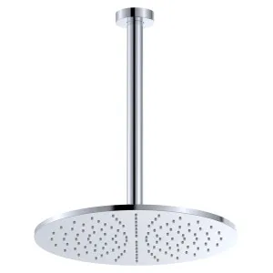 Empire Slim Ceiling Shower 300mm Head, 350mm Drop, Chrome by Fienza, a Shower Heads & Mixers for sale on Style Sourcebook