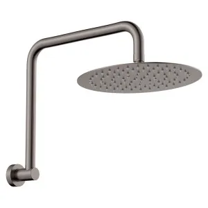 Kaya Gooseneck Shower Arm Set, Gun Metal by Fienza, a Shower Heads & Mixers for sale on Style Sourcebook