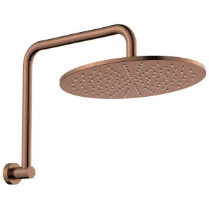 Empire Slim Gooseneck Shower Arm Set, Brushed Copper by Fienza, a Shower Heads & Mixers for sale on Style Sourcebook