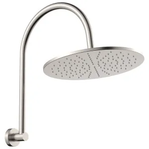 Empire Slim Curved Shower Arm Set, Brushed Nickel by Fienza, a Shower Heads & Mixers for sale on Style Sourcebook