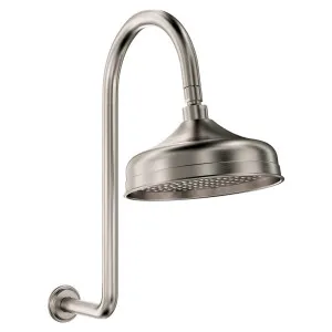 Lillian Wall Arm Shower Set, Brushed Nickel by Fienza, a Shower Heads & Mixers for sale on Style Sourcebook