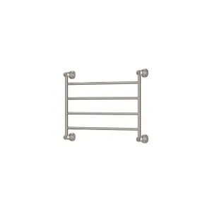 Lillian Heated Towel Rail, 600 x 450mm, Brushed Nickel by Fienza, a Towel Rails for sale on Style Sourcebook