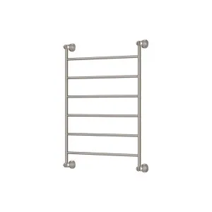 Lillian Heated Towel Rail, 600 x 800mm, Brushed Nickel by Fienza, a Towel Rails for sale on Style Sourcebook