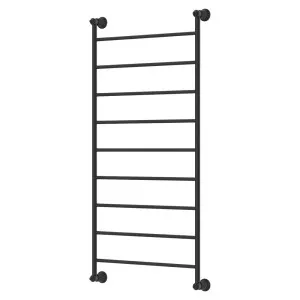 Lillian Heated Towel Rail, 600 x 1200mm, Matte Black by Fienza, a Towel Rails for sale on Style Sourcebook