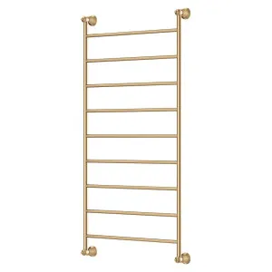 Lillian Heated Towel Rail, 600 x 1200mm, Urban Brass by Fienza, a Towel Rails for sale on Style Sourcebook