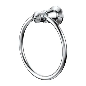 Lillian Towel Ring, Chrome by Fienza, a Towel Rails for sale on Style Sourcebook