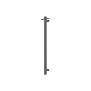 Isabella Vertical Heated Towel Rail, 100 x 900mm, Gun Metal by Fienza, a Towel Rails for sale on Style Sourcebook