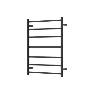 Isabella Heated Towel Rail, 600 x 800mm, Matte Black by Fienza, a Towel Rails for sale on Style Sourcebook
