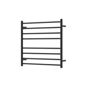Isabella Heated Towel Rail, 750 x 700mm, Matte Black by Fienza, a Towel Rails for sale on Style Sourcebook