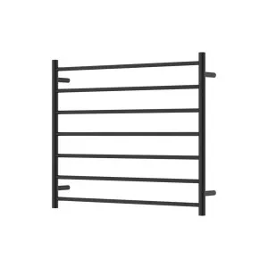 Isabella Heated Towel Rail, 900 x 750mm, Matte Black by Fienza, a Towel Rails for sale on Style Sourcebook